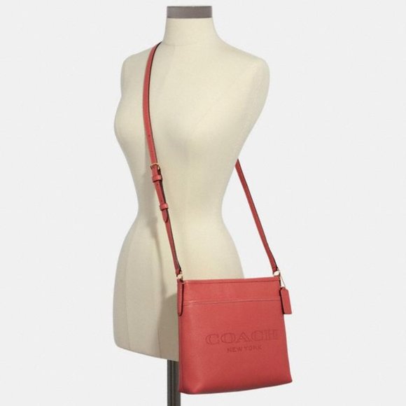 Coach Handbags - Coral File Bag With Coach Print - NWT♥️🛍🛒